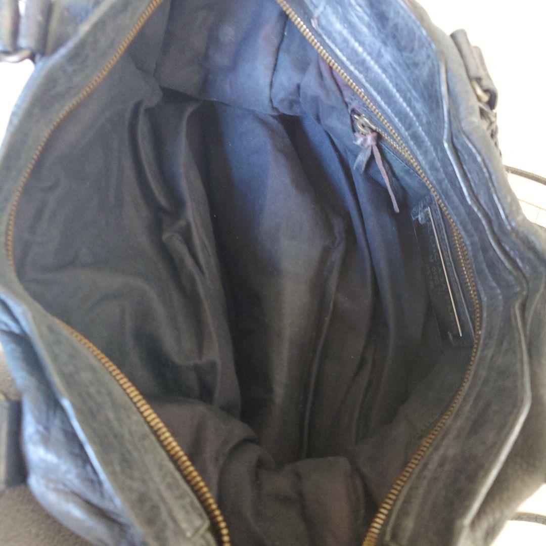 ト*ズ様 バレンシアガ シティ BALENCIAGA CITY ブラック