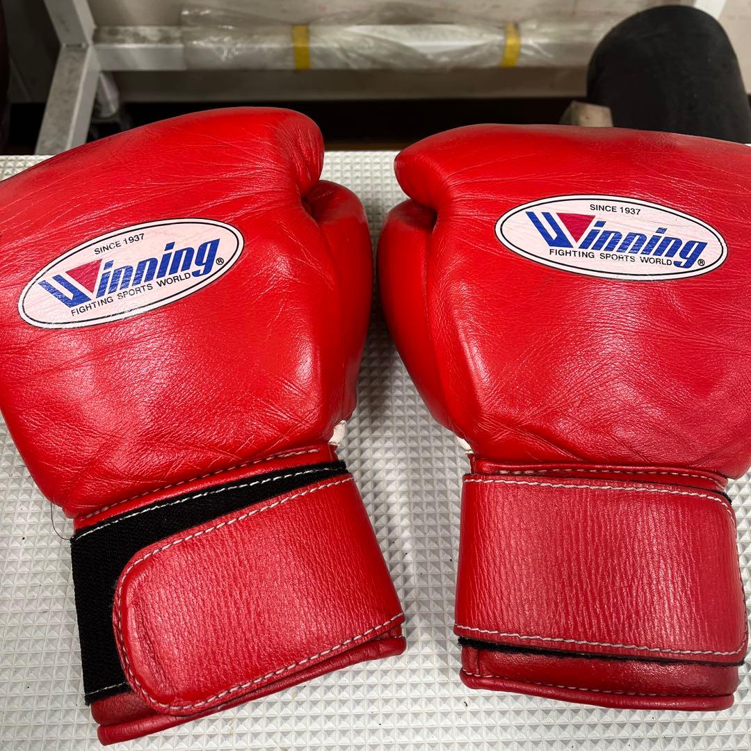 Winning ボクシンググローブ 赤 8オンス