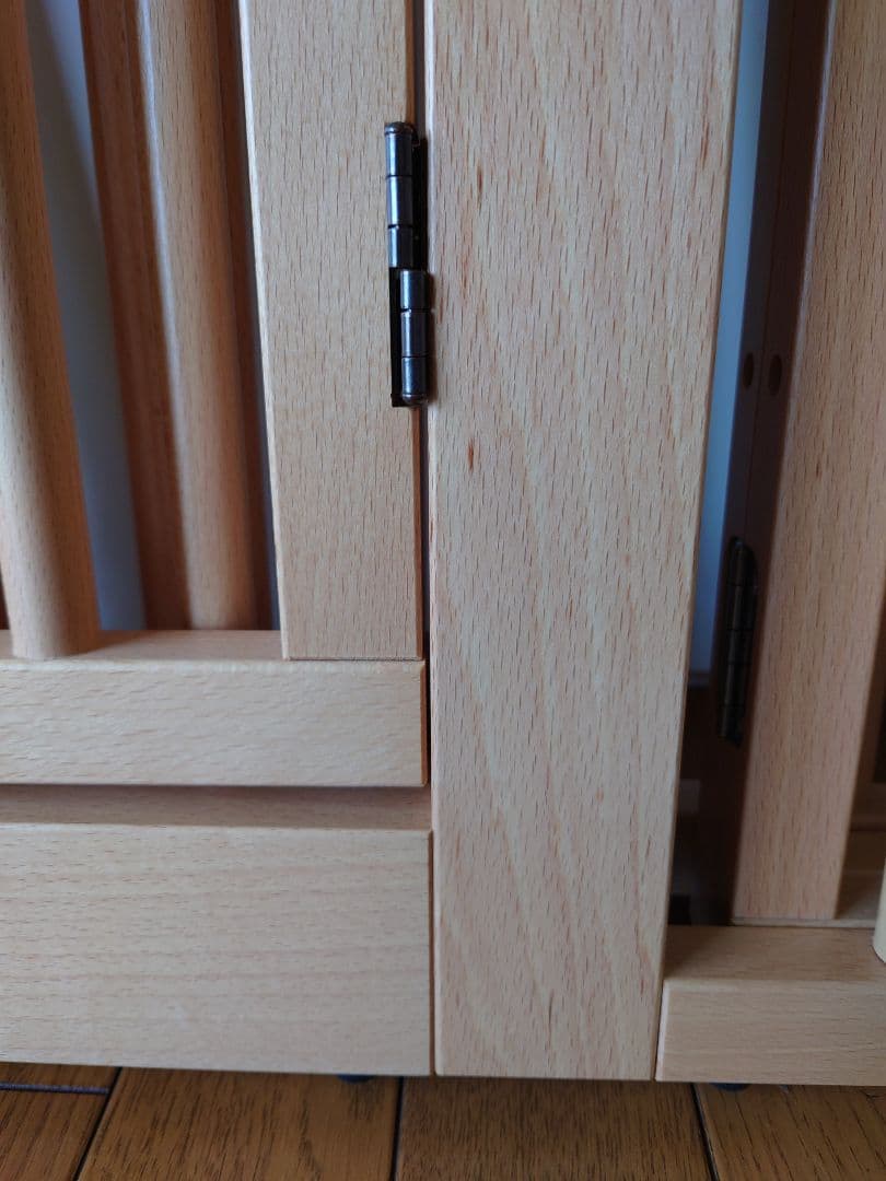 石崎家具　木製　ワンタッチ　ペットサークル　LL ハイタイプ