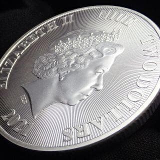 2021年 ニュージーランド 銀貨 エリザベス2世 ニウエ カプセル入