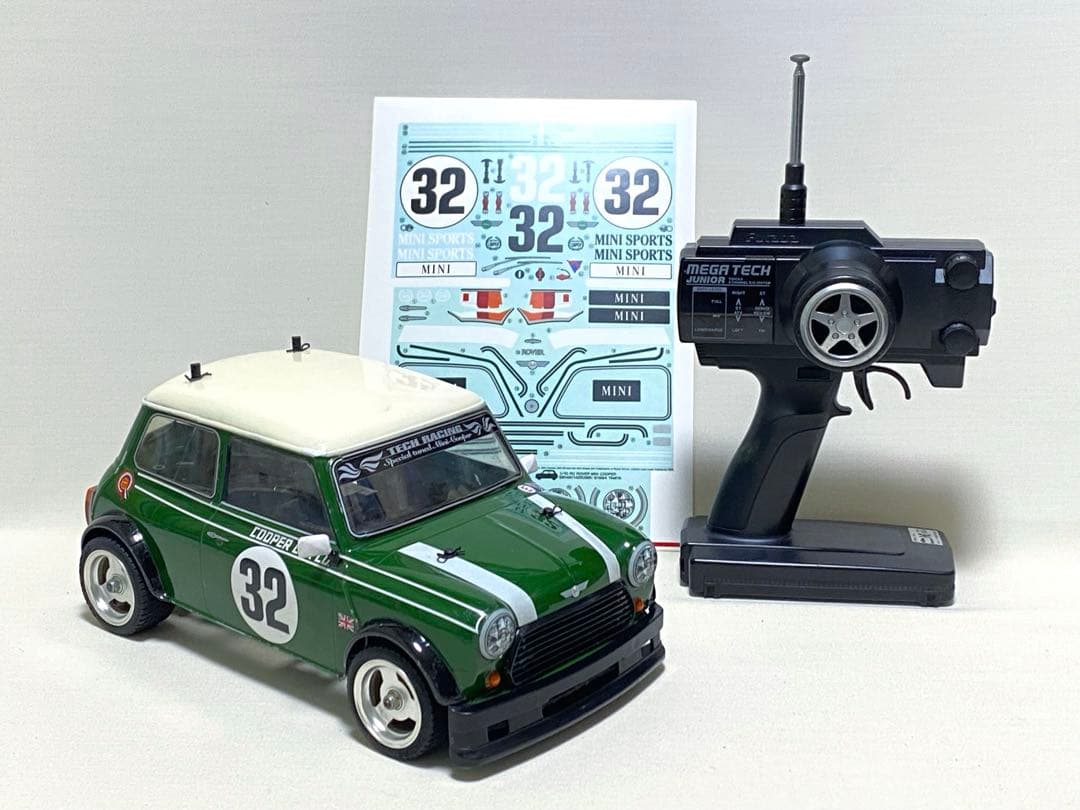 タミヤ 1/10 ミニクーパーレーシング　プロポ付