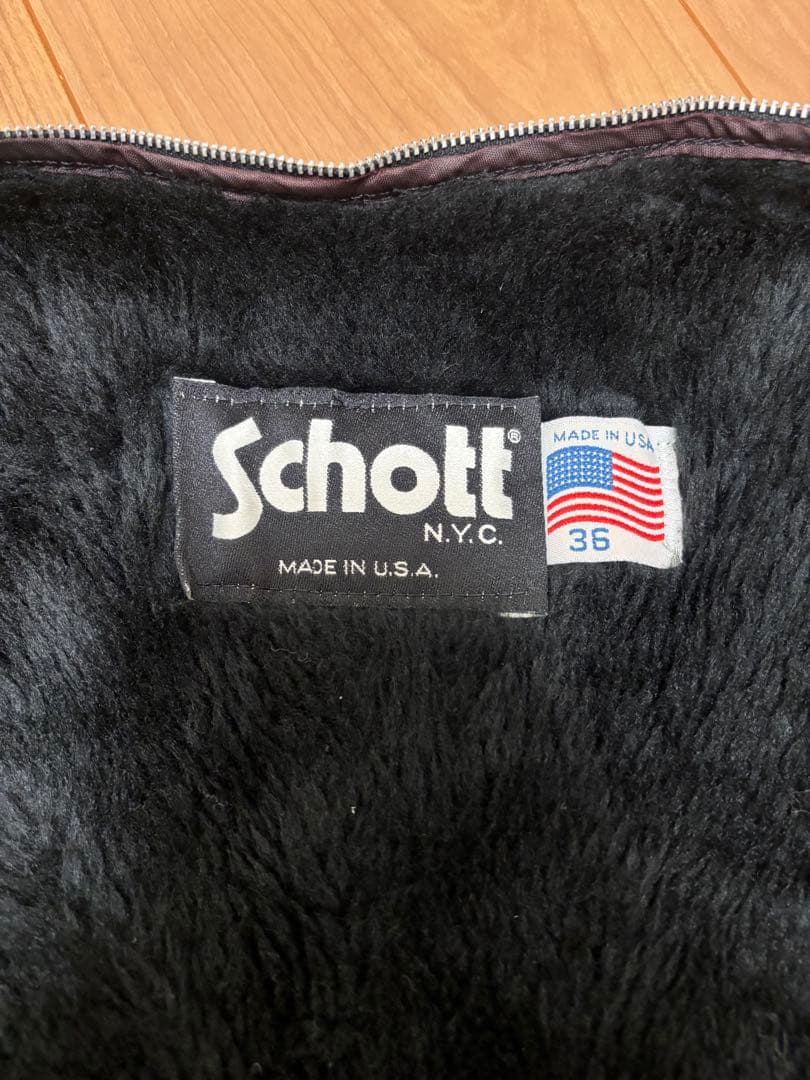 Schott シングルライダース　36サイズ
