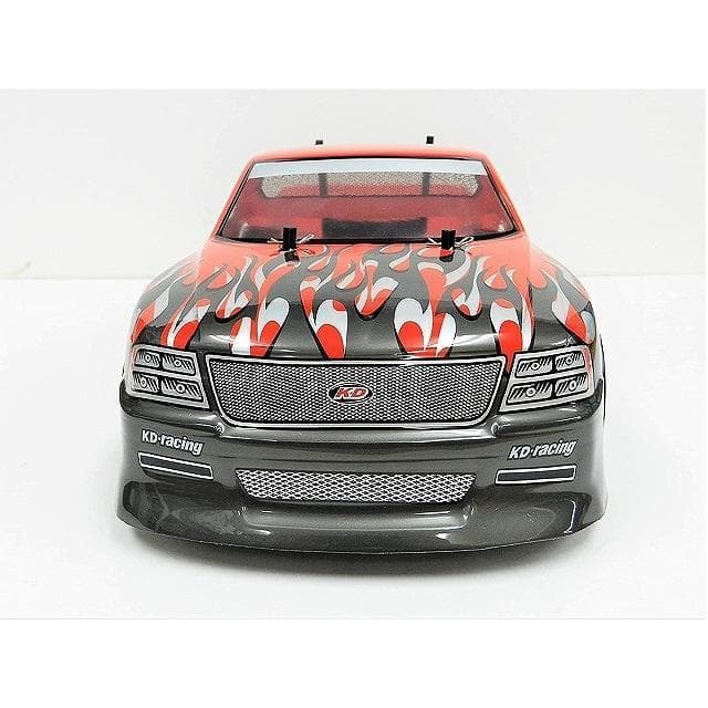 ターボ機能付き 1/10 ドリフトラジコンカー C002 赤 スペアボディー付