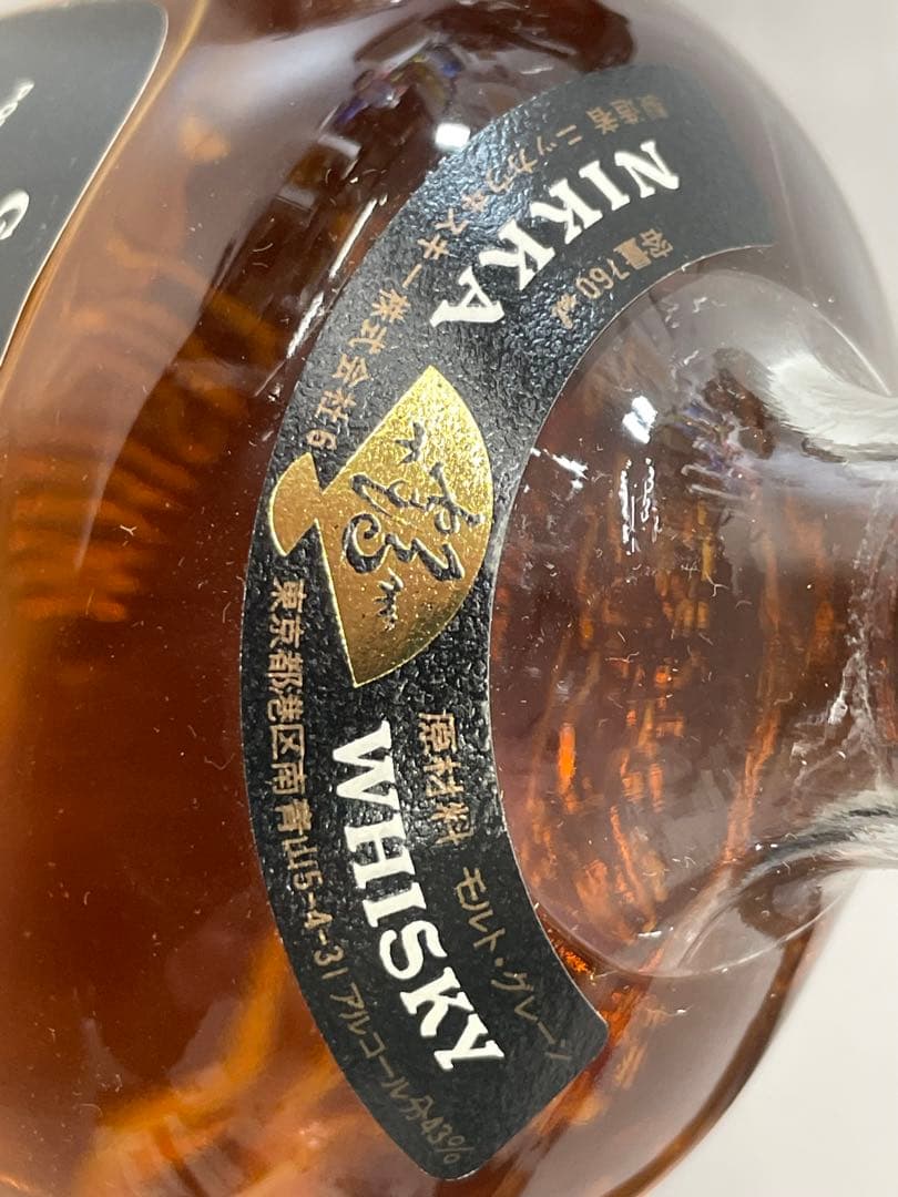 未開栓　ニッカウイスキー特級　騎士ボトル　西洋カブトG＆Ｇ