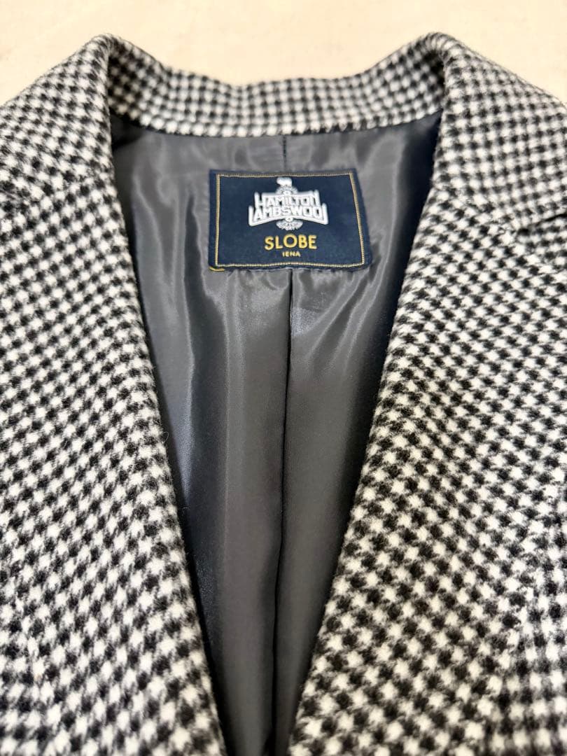 SLOBE IENA ハミルトン ダブルフェイスウールロンコグコート