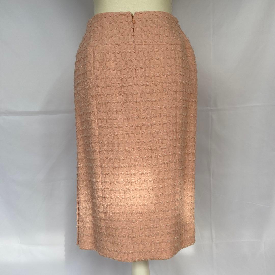 【極美品】シャネル　スカート サイドCCボタン❣️桜ピンク❣️入卒式も38