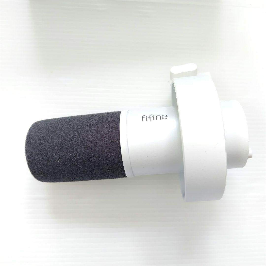 fifine K688 ダイナミックマイク マイクホワイト ゲーム実況