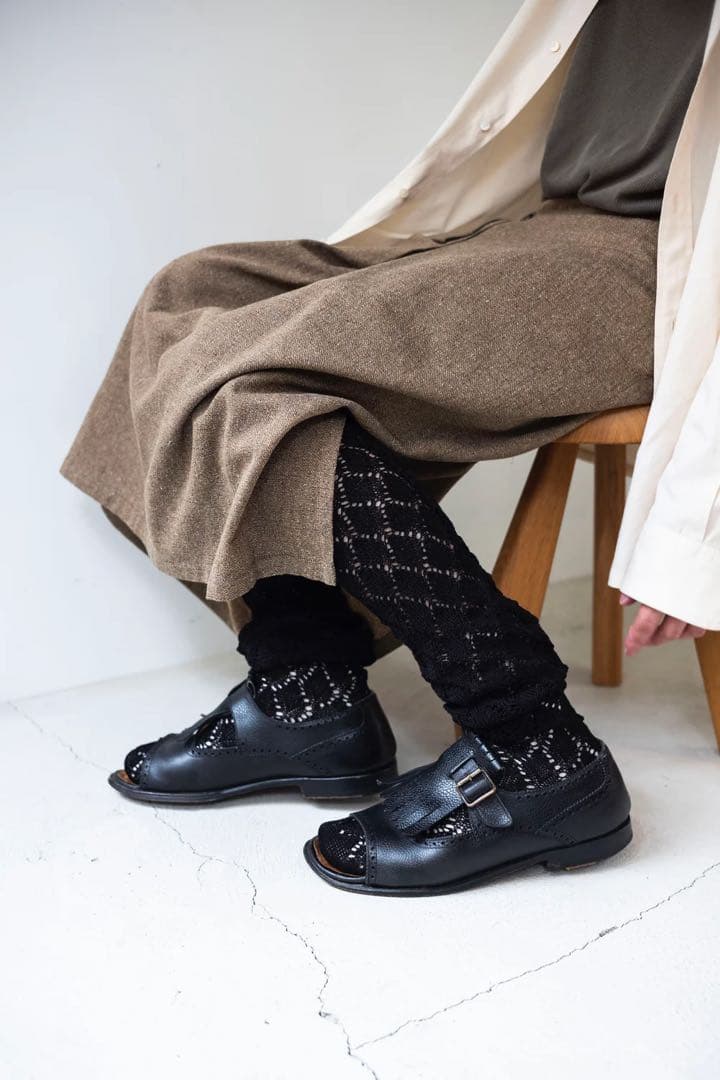 CLASS / CCES22UNI A “Loose Socks” BLACK