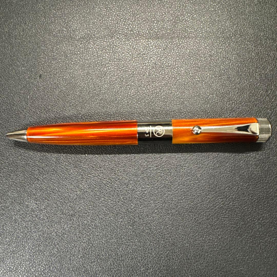 ROMEO No.3 太軸 ボールペン イタリアンアンバー