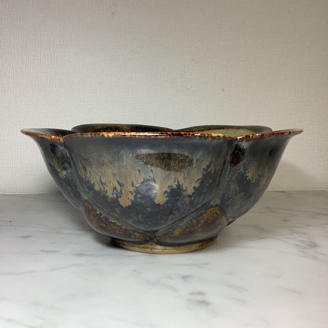 「お値下げ」九谷焼　中村翠恒作　梅型　鉢