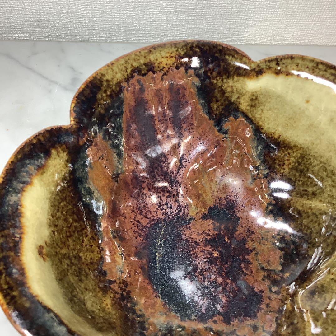 「お値下げ」九谷焼　中村翠恒作　梅型　鉢