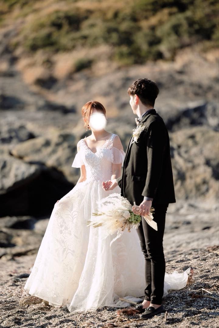 ウエディングドレス　Aライン