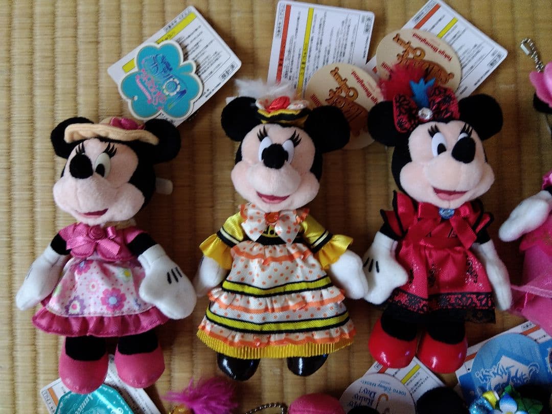 ディズニー　ミニー　ぬいぐるみバッジ　ぬいば　14体