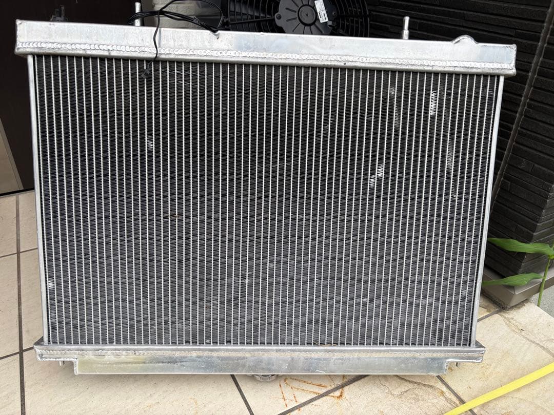 アルミ3層ラジエーター 電動ファン付き ER34等