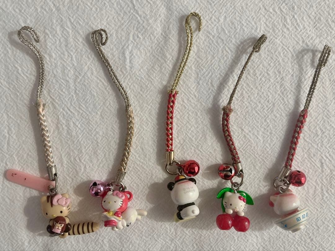 【まとめ売り】ハローキティ 根付け ストラップ チャーム 41個セット