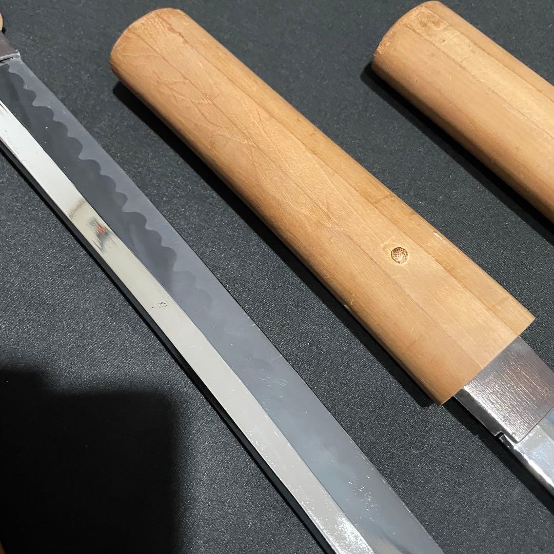 訳あり品 模造刀 白鞘 2本 セット コスプレ 演劇 撮影 防犯 日本刀レプリカ