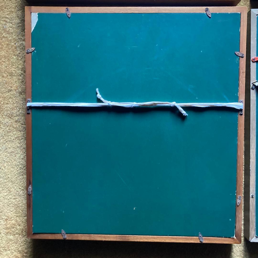 最高級色紙額縁4枚セット サイズ 約45×42×4〜5cm