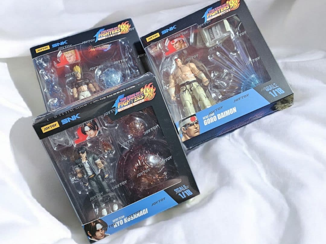 未開封 1/18 ザ・キング・オブ・ファイターズ 主人公チーム 3体セット