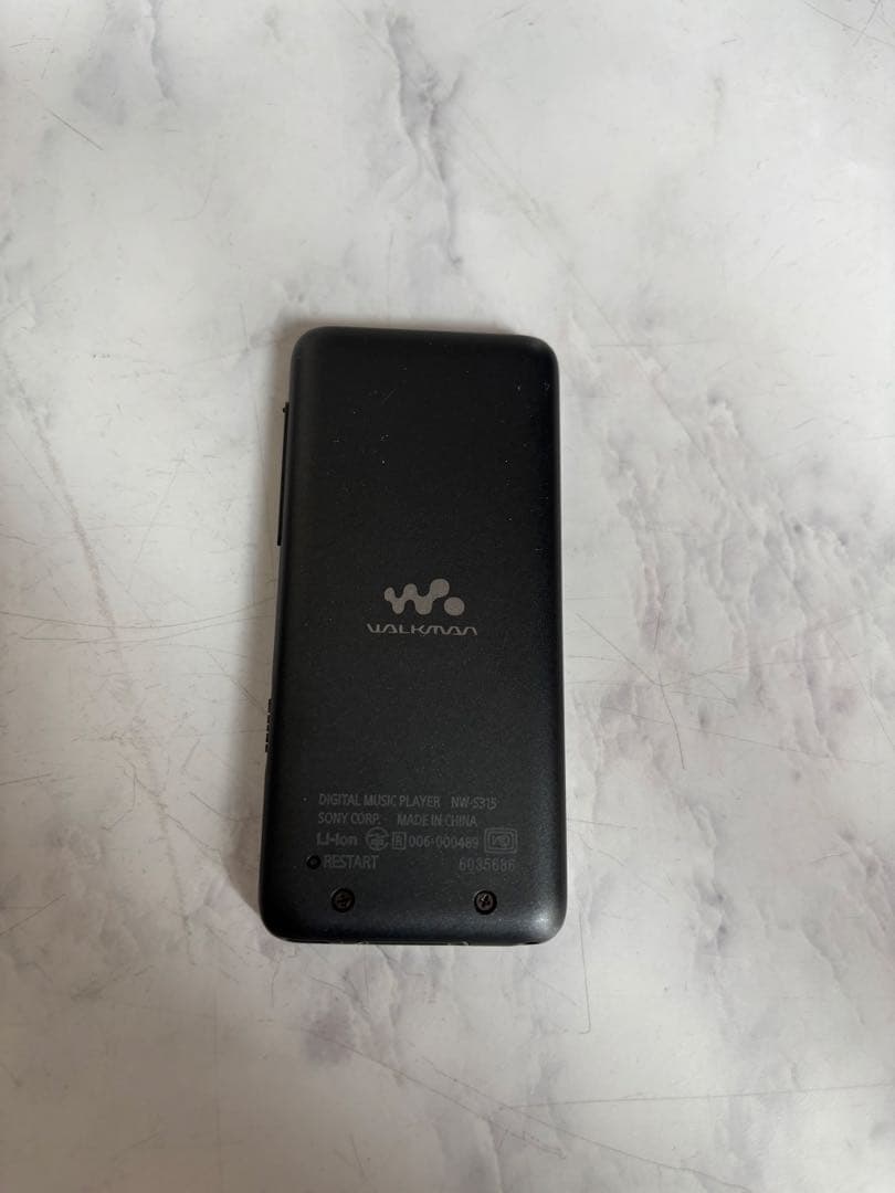 ポータブルプレーヤー SONY NW-S315K 16GB
