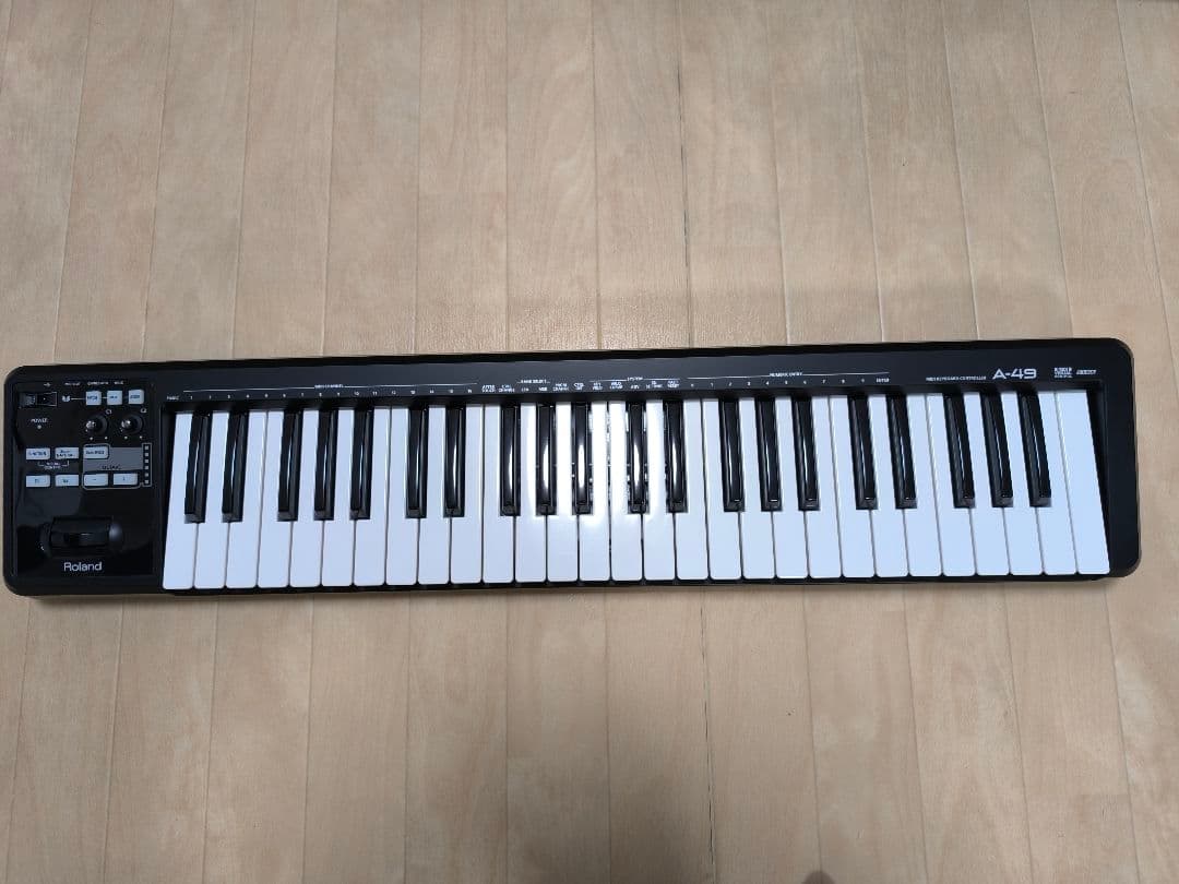 Roland A-49 MIDIキーボードコントローラー ブラック