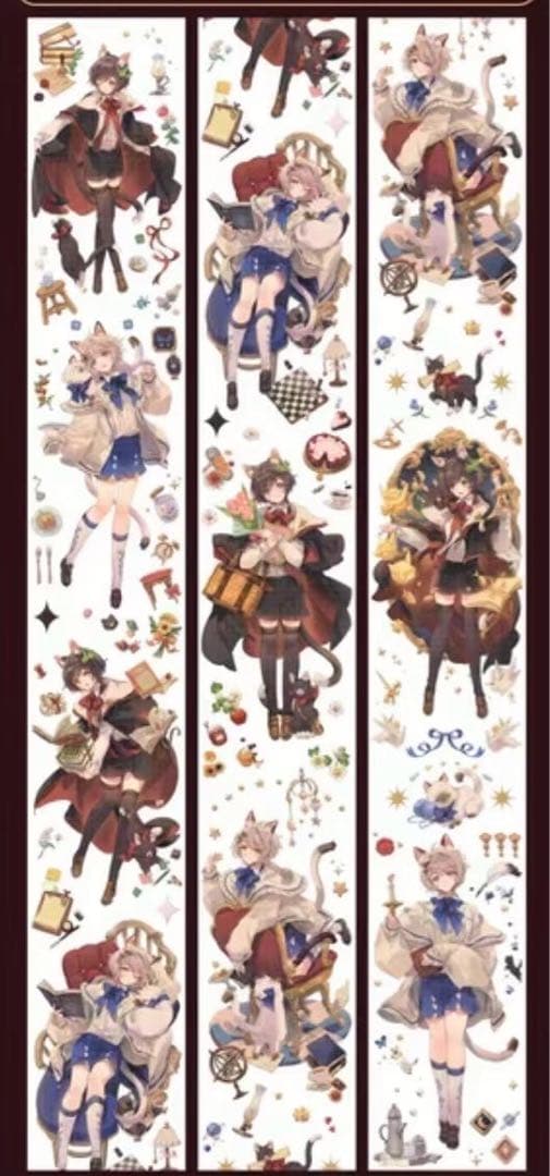 まぐろ　(人物・装飾マステ切り売り)