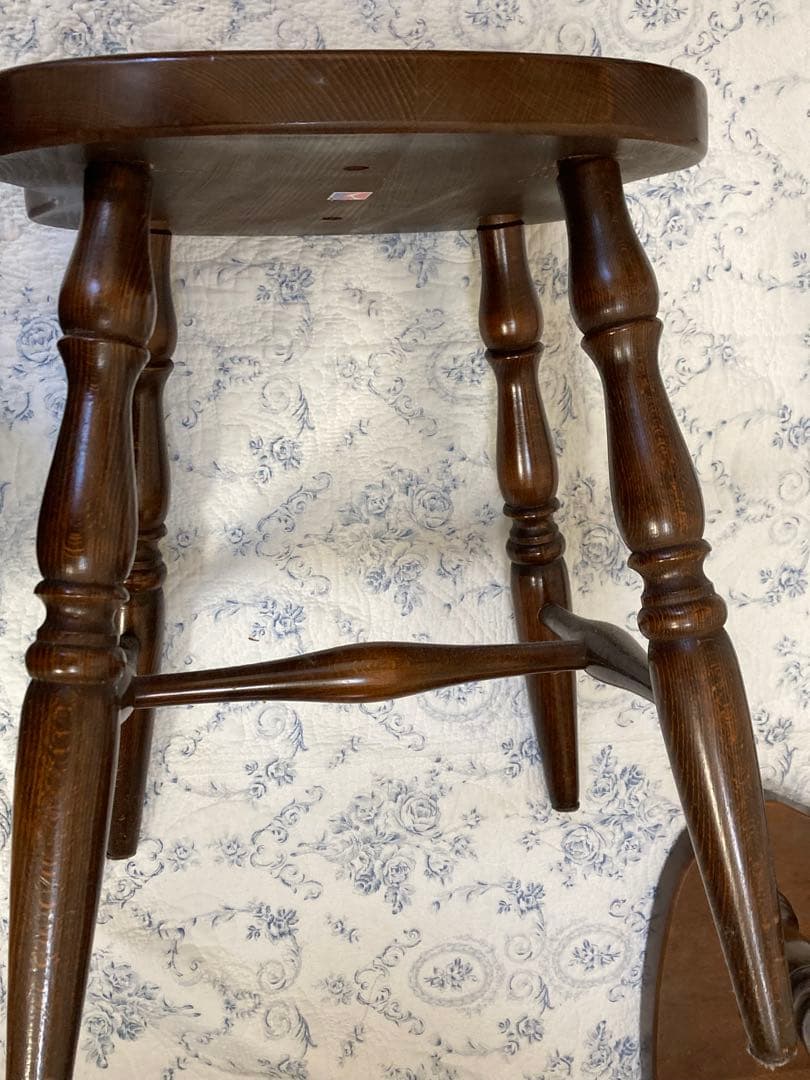 キツツキ　木製スツール 花台にも　2脚セット　飛騨産業