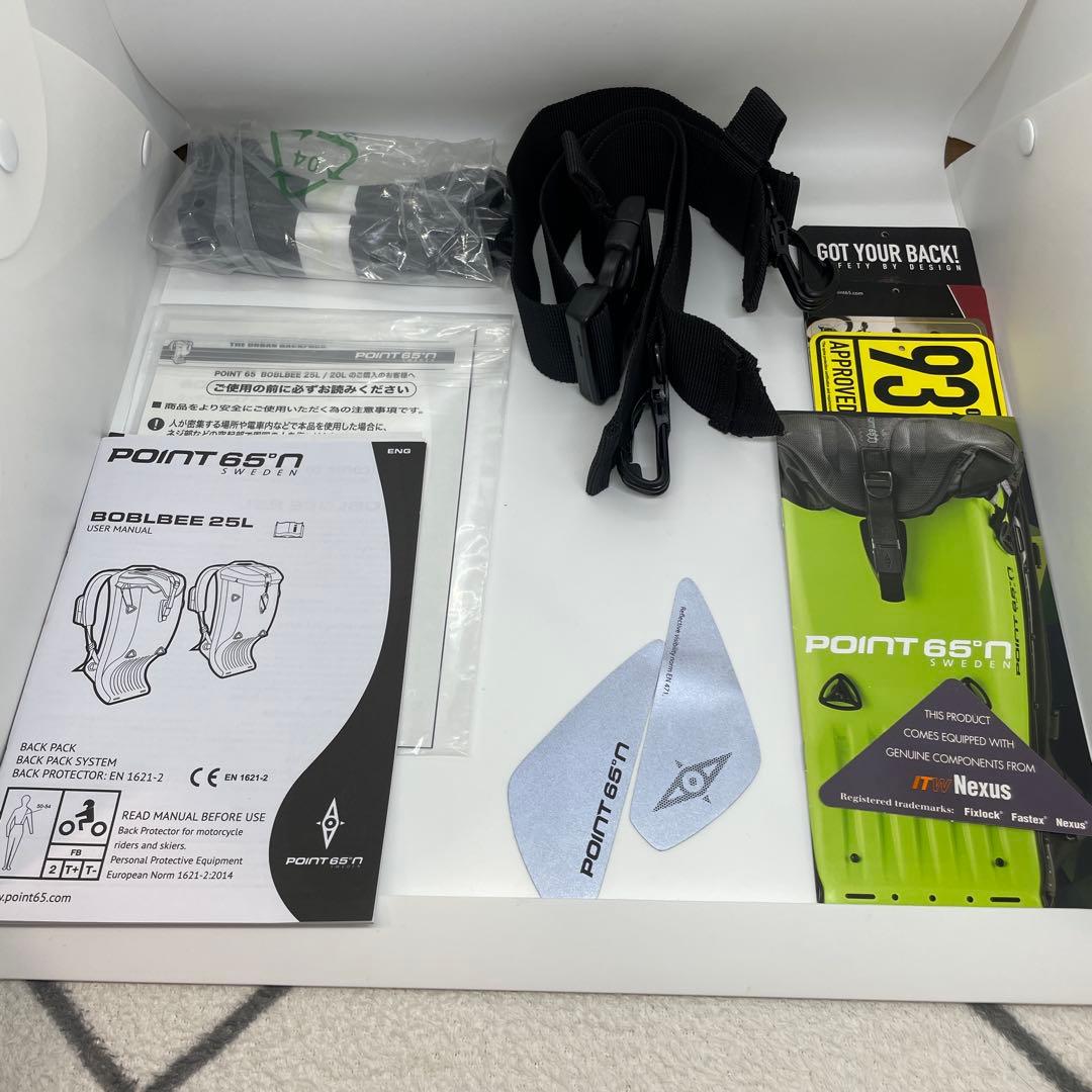 【数回使用　美品】Point 65 BOBLBEE 25L GTX (IGLO)