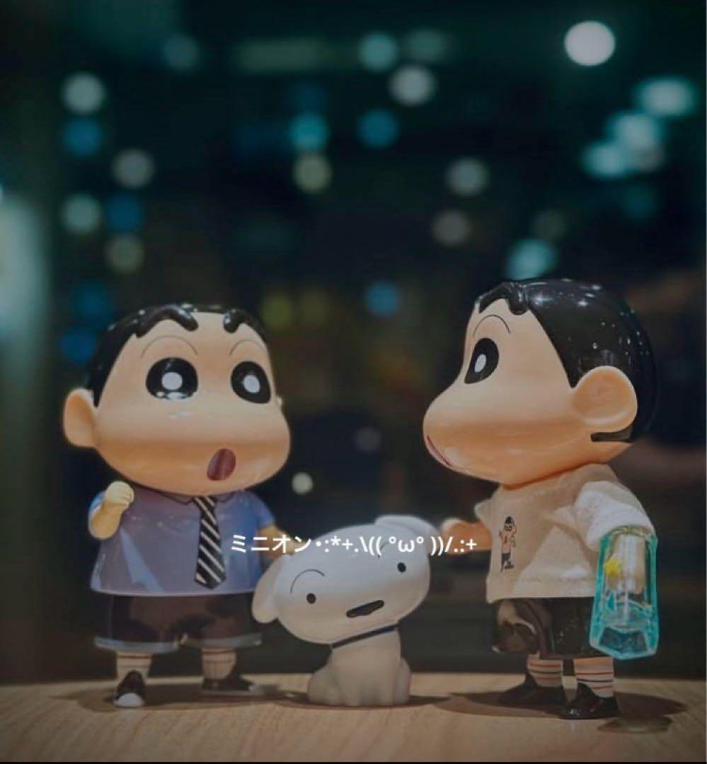 世界限定100体 クレヨンしんちゃん しんのすけ シロ ソフビ フィギュア