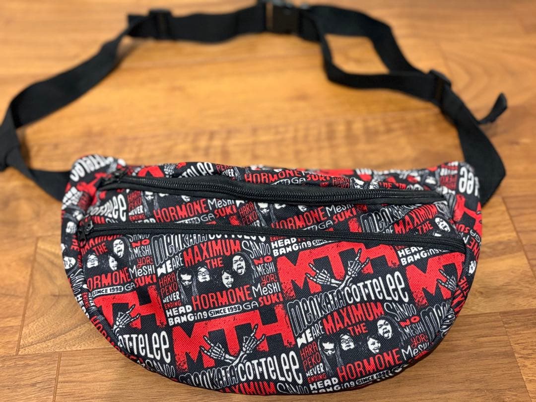 マキシマムザホルモン　ウエストバッグ グラフィックプリント