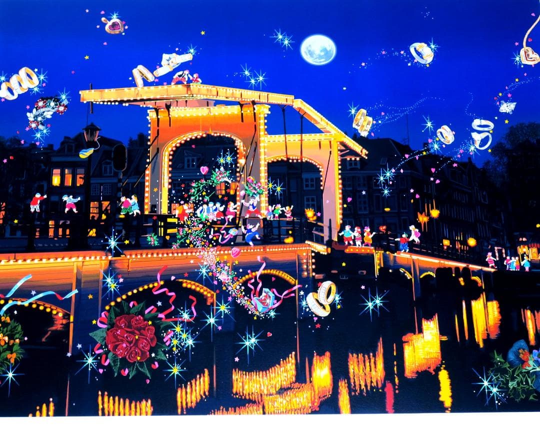 【ヒロ・ヤマガタ】　ウェディングリング　　シルクスクリーンシート　　山形博導