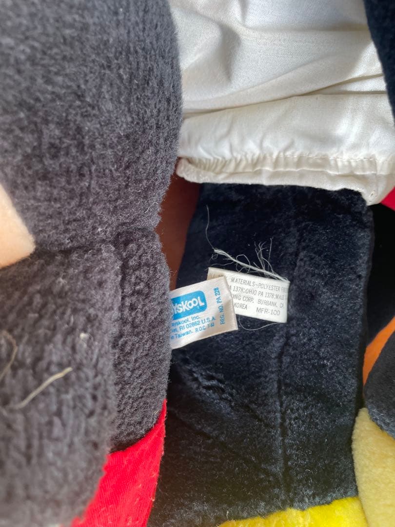 【希少】80sアメリカディズニー購入　ミッキー&ミニーぬいぐるみ　ヴィンテージ