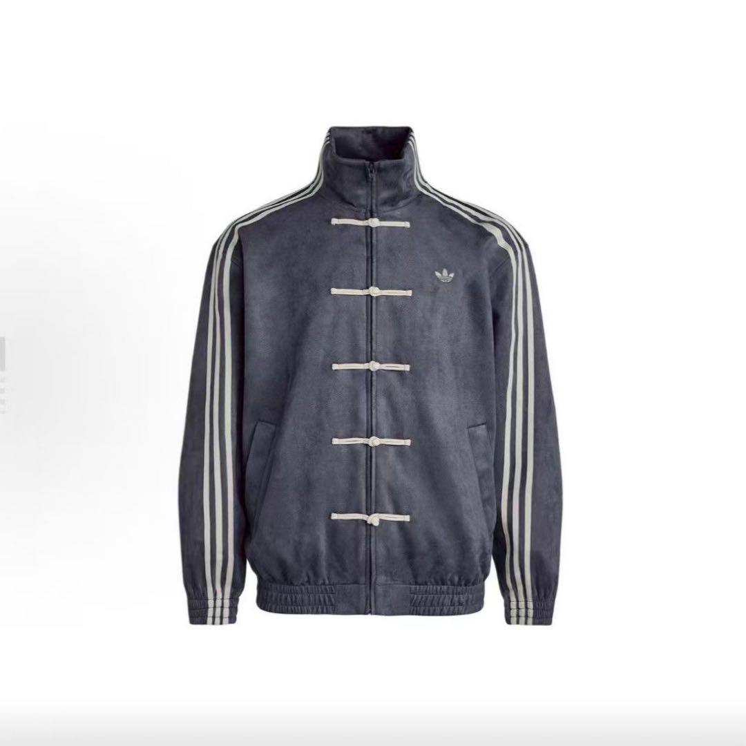 adidasアディダス 中国限定 蛇年トラックジャケットダーククレー　Sサイズ”
