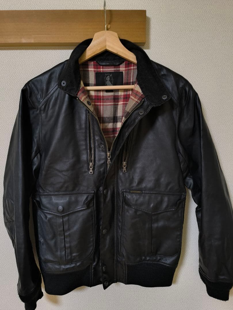 【美品】ヒステリックグラマー　レザージャケット　ライダース