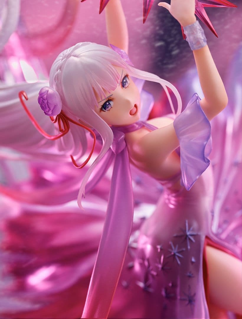 氷結のエミリア -Crystal Dress Ver-　1/7スケールフィギュア