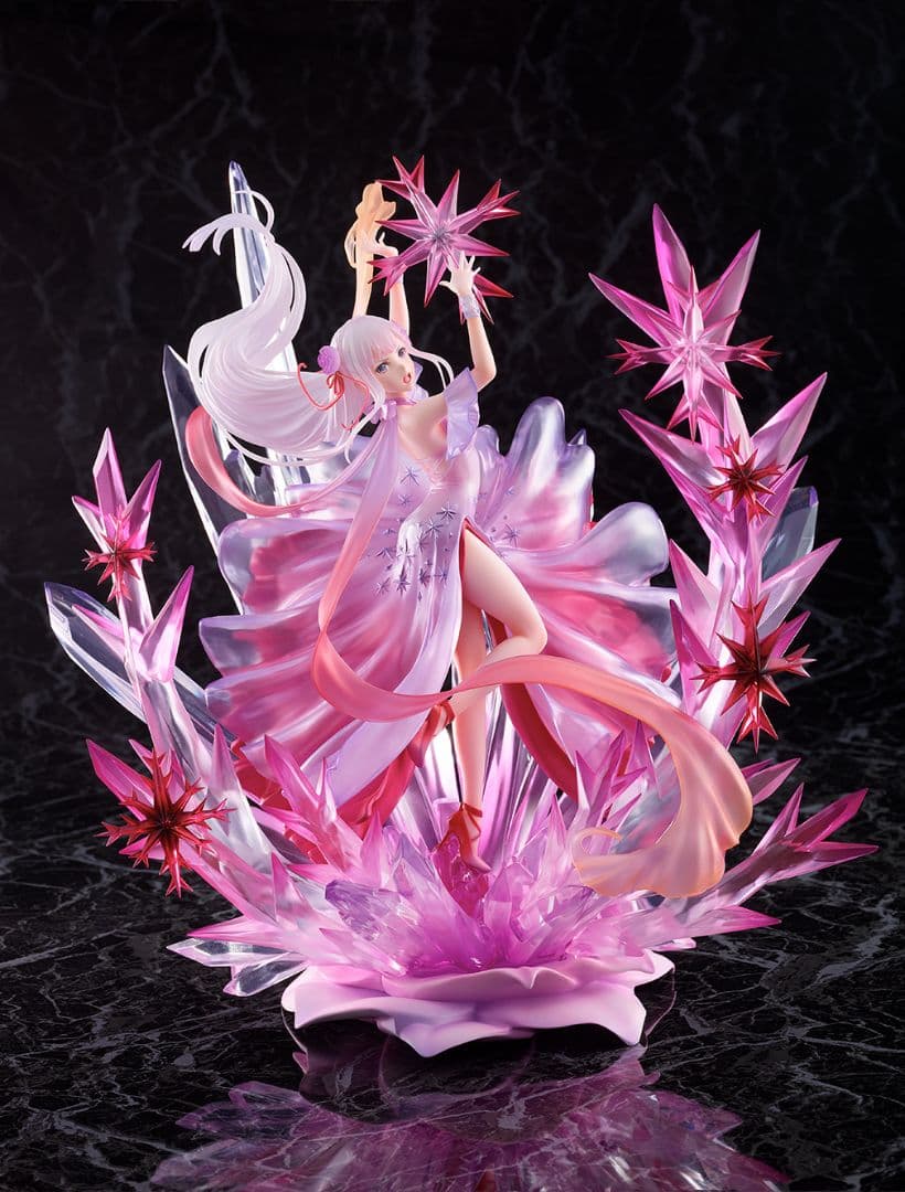 氷結のエミリア -Crystal Dress Ver-　1/7スケールフィギュア