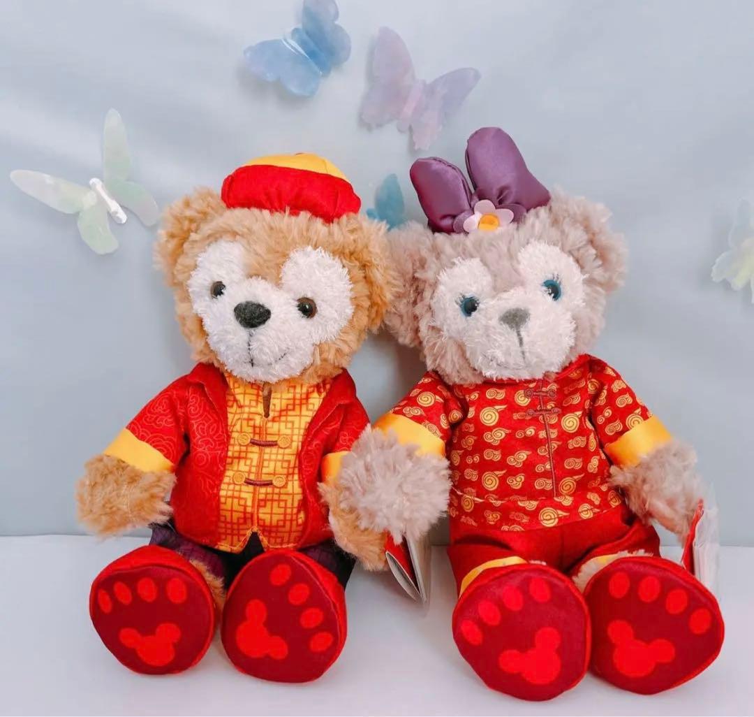 香港ディズニー　ダッフィー　ぬいぐるみ　シェリーメイ　ステラルー　ジェラトーニ