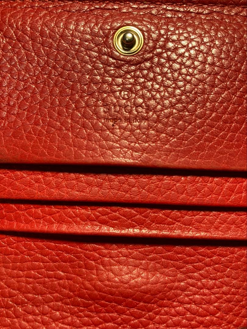 GUCCI アニマリエ　タイガー　赤　レアカラー 二つ折り財布　箱付き