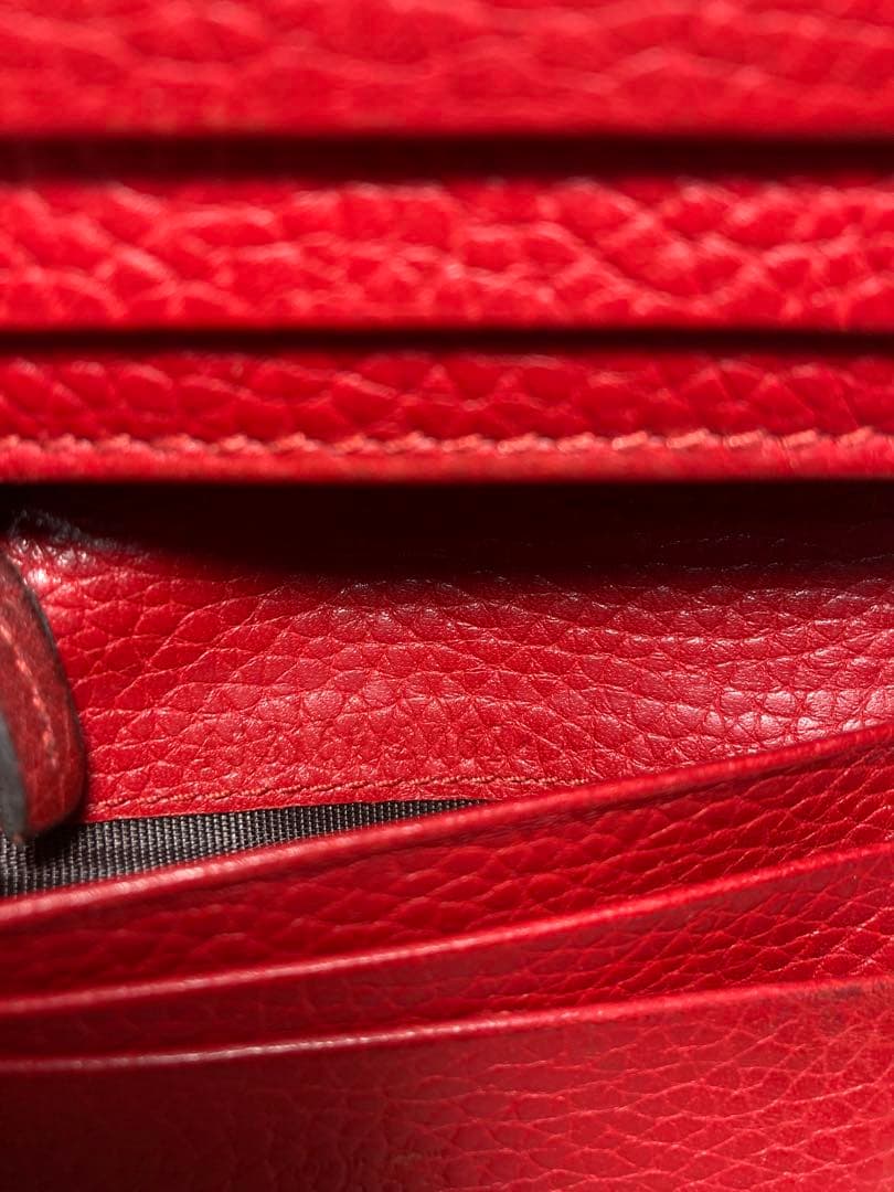 GUCCI アニマリエ　タイガー　赤　レアカラー 二つ折り財布　箱付き