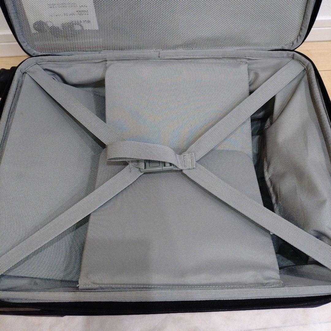 【廃盤・美品】無印良品 半分の厚みで収納できるソフトキャリーケース (S)