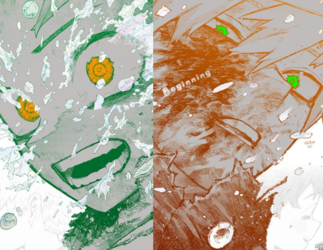 ヒロアカ原画展 A2ポスター 2枚セット【The Beginning】