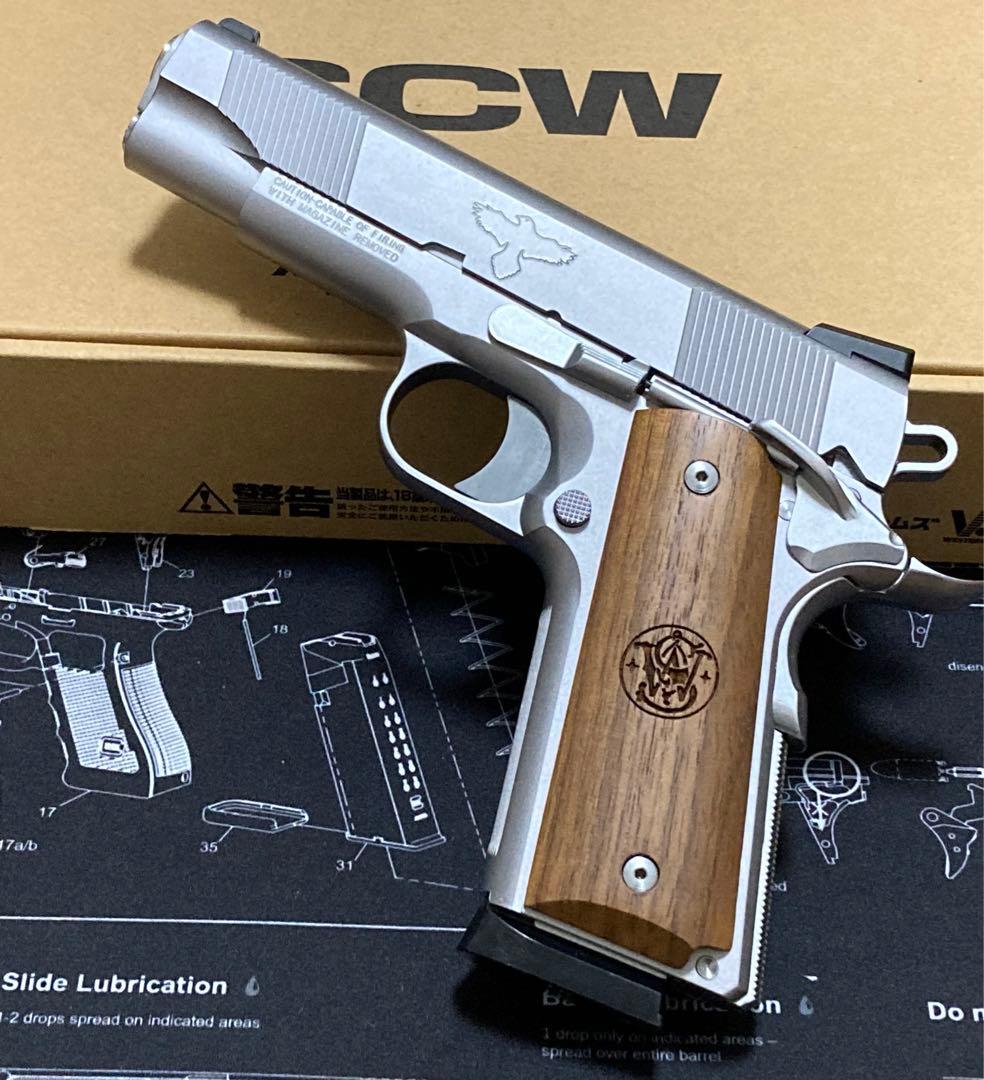 新品未使用 限定 WA SW 1911 GUNSITE EDITION シルバー