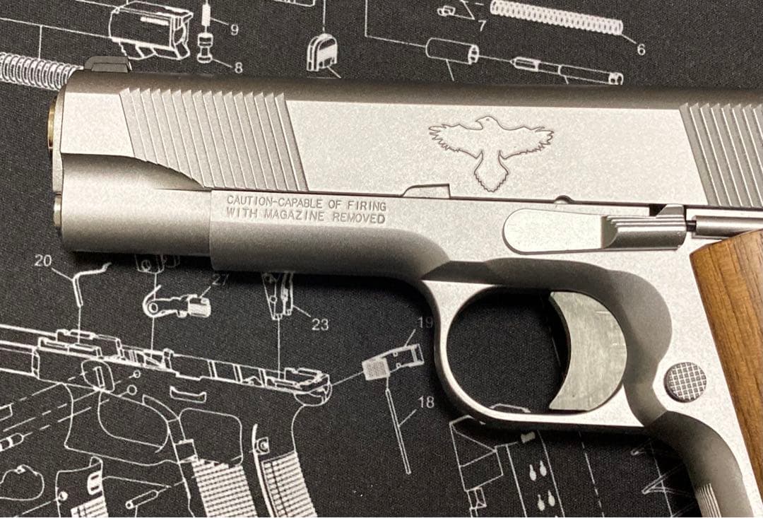 新品未使用 限定 WA SW 1911 GUNSITE EDITION シルバー