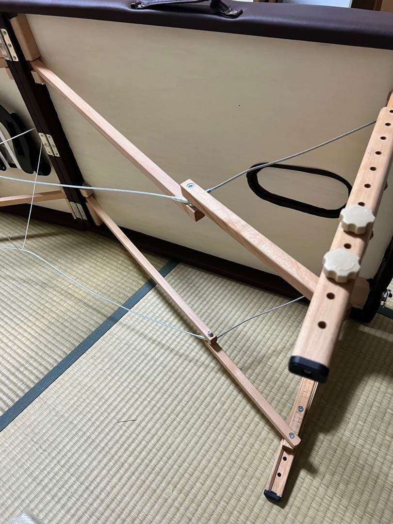 world JB 施術用　折りたたみ マッサージベッド　ダークブラウン