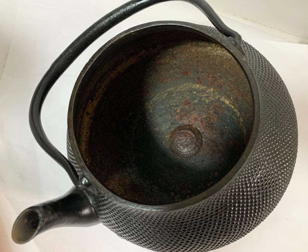 南部鉄器 あられ 童仙人鉄瓶 2L