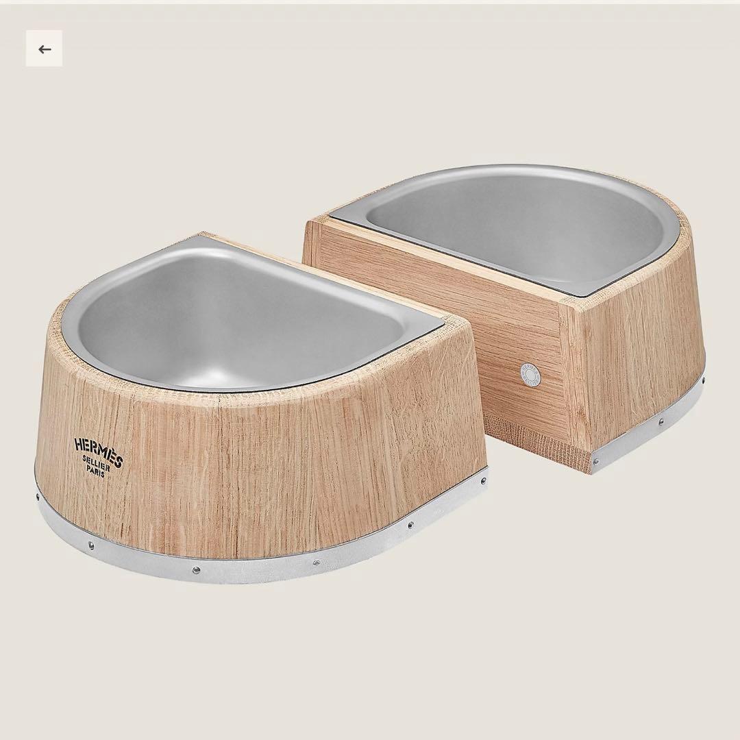 【新品未使用】エルメス　 犬用ボウル PM ペット食器