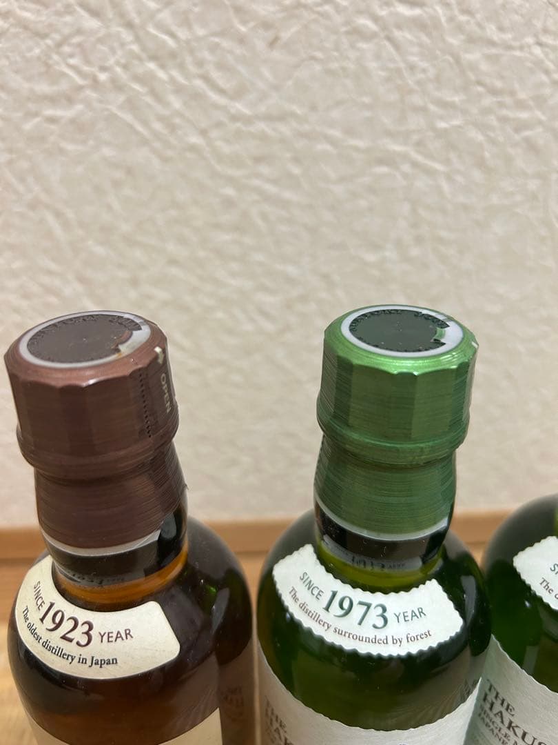 サントリー ウイスキー 山崎 1本　白州 3本180ml計4本