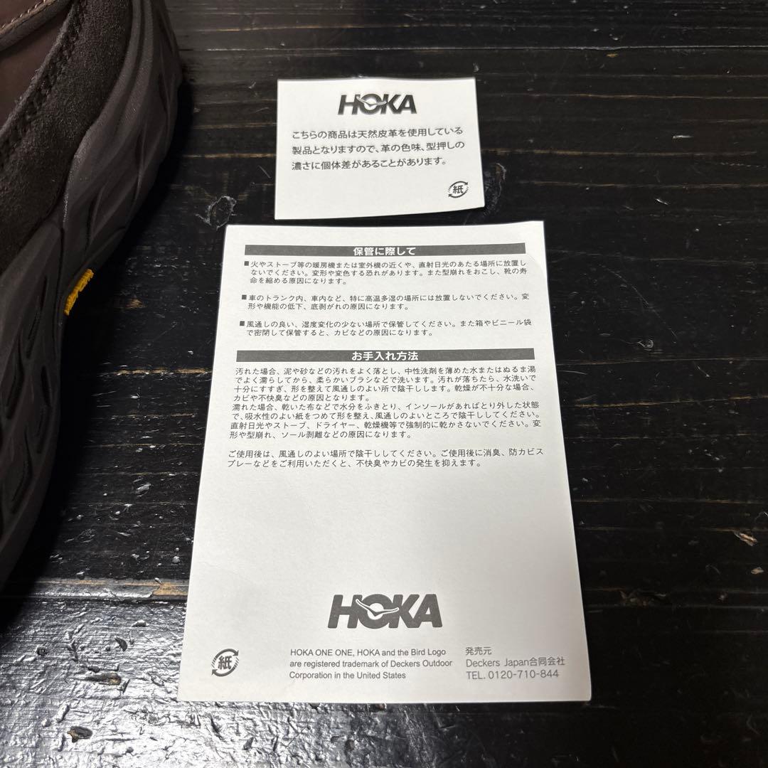 新品未使用 Hoka Speed Loafer Walnut 26cm