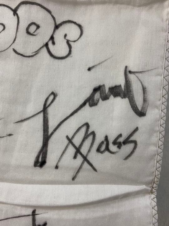 未使用 100s メンバー直筆サイン入り タオル 中村一義 池田貴史 レキシ