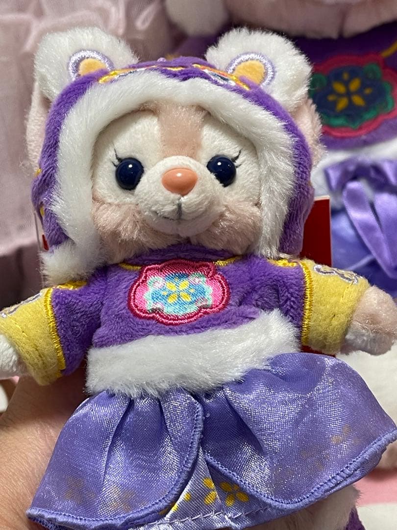 上海ディズニーランド  2022正月寅年 リーナベル とキーチェーン　 写真の子