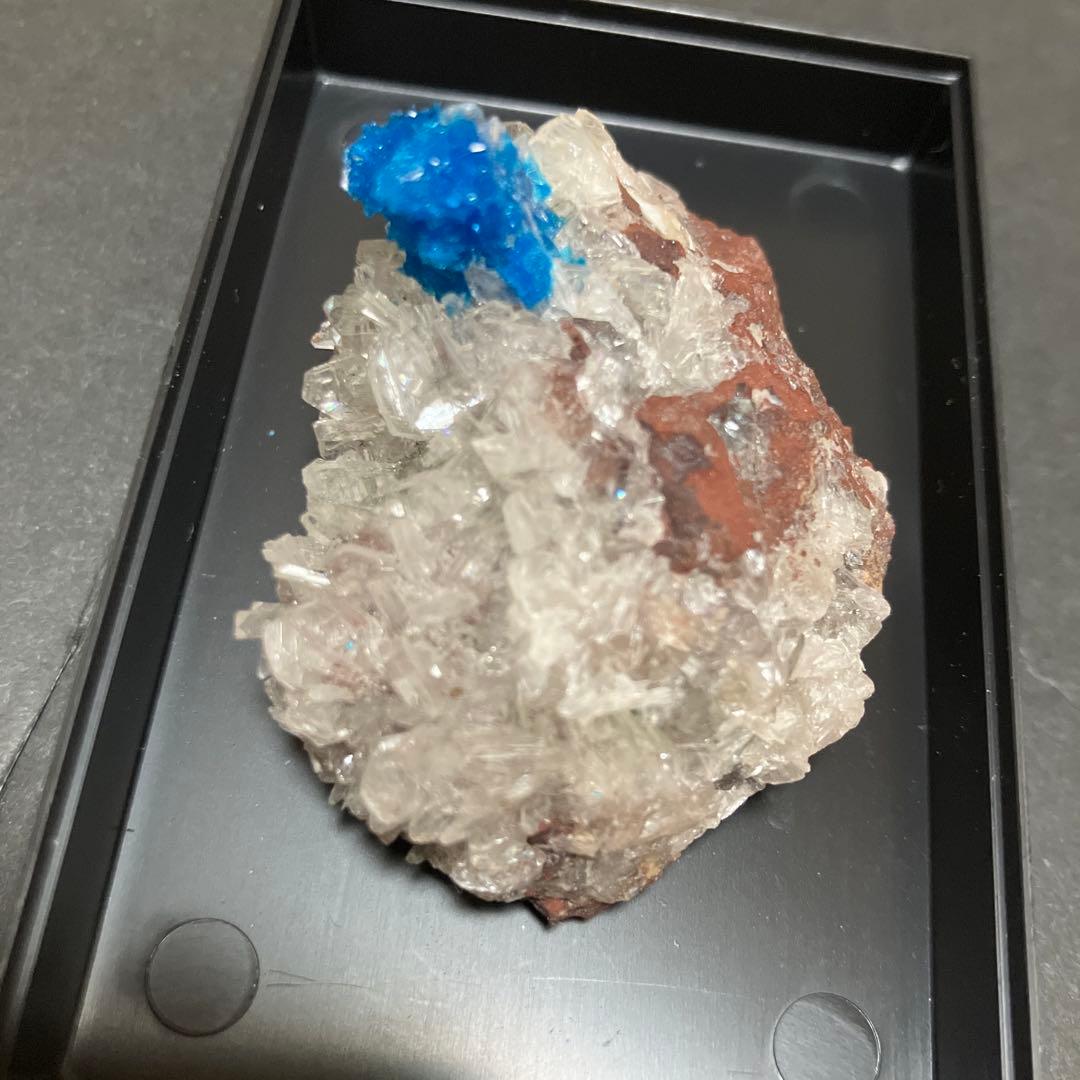 ②カバンシ石　カバンサイト　標本　原石　天然石　鉱物　鉱石　青　ブルー